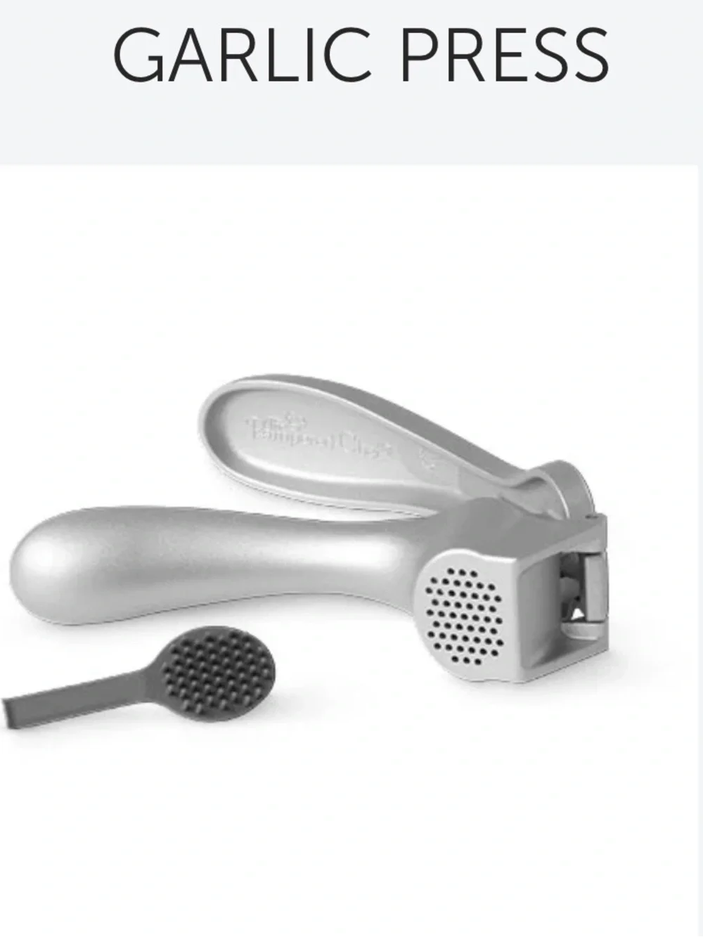 Pampered Chef garlic press